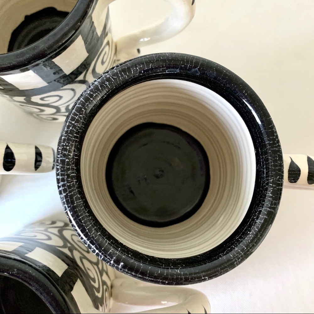 4 Handmade Ceramic Mugs - Picture 6 of 6
